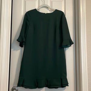 CeCe Ruffle hem mini dress